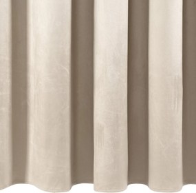 ZATEMŇOVACÍ ZÁVES NA KRÚŽKOCH AURA 140X250 CM BÉŽOVÁ
