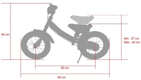 InternetovaZahrada Detské odrážadlo Street Raceline - svetlomodré