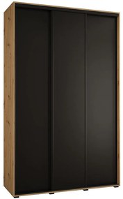 Skriňa 45 Canaris 1 170 artisan/čierna/čierna