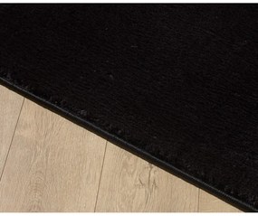 Ayyildiz koberce Kusový koberec Catwalk 2600 Black kruh - 120x120 (priemer) kruh cm