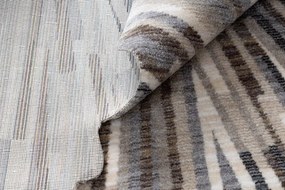 Moderný koberec TINE 75317A Abstrakcia,  tmavo/sivý, svetlo/sivý
