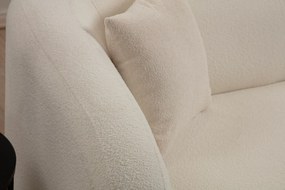 Moderná dvojmiestna pohovka Asos - krémová