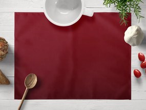 Biante Saténové prestieranie na stôl polyesterový Satén LUX-L055 Vínovo červené 35x45 cm