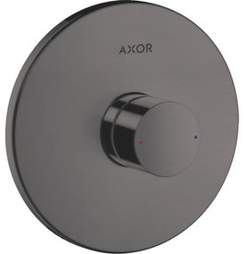 AXOR Uno páková sprchová batéria s podomietkovou inštaláciou, s rukoväťou Zero, pre 1 výstup, kartáčovaný čierny chróm, 45605340