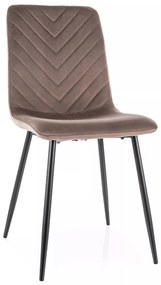 Stolička Daren Velvet cappuccino