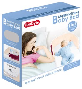 Multifunkčné hniezdo pre bábätka modré Baby Bed ibaby