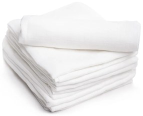 Bavlněná látková plena Liah 70x80 cm bílá