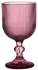 Altom Pohár na nôžke Selena Purple, 370 ml, sada 6 ks