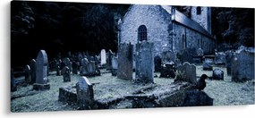 Obraz - Temná noc (120x50 cm)