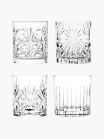 Krištaľové poháre na whisky Bichiera, 4 ks