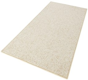 Krémový behúň 80x300 cm Wolly – BT Carpet