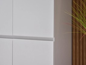 Šatníková skriňa Lehendakari LI01 (biela). Akcia -20%. Vlastná spoľahlivá doprava až k Vám domov. 1137224