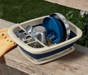 Skladací odkvapkávač na riad