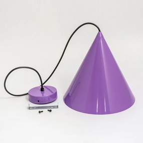 Závesný luster ETNA II 1xE27/15W/230V, priemer 18,5 cm, fialový