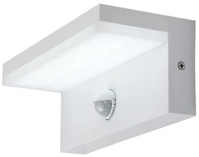 Rabalux 77116-LED Von. nás. svietidlo so senzorom ZARAGOZA LED/9W/230V IP54  biela