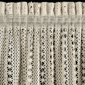 ZÁVES NA PÁSKE BONITA 140X270 CM PRÍRODNÁ