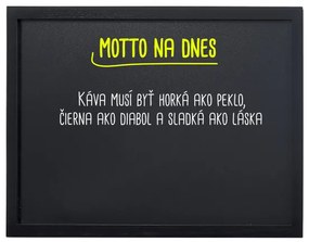 Toptabule.sk KRT03CCR Čierna kriedová tabuľa v čiernom drevenom ráme 100x200cm / nemagneticky
