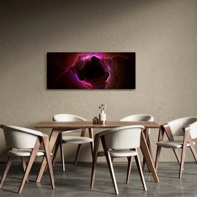 Obraz - abstrakcie mraku (120x50 cm)