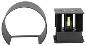 LED Vonkajšie nástenné svietidlo LED/6W/230V 3000K IP65 čierna