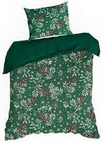 VIANOČNÉ RENFORCÉ OBLIEČKY CRISTIAN 160X200 CM, 2 KS 70X80 CM VZOROVANÉ