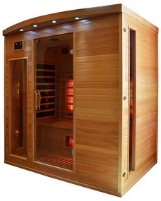 M-Spa - Infrasauna karbón-keramika pre 4 osoby 175 x 135 x 190 cm 2,6 kW (MSPACP4)