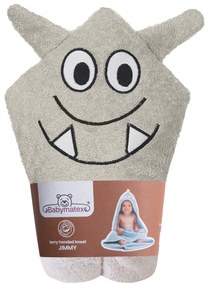 Babymatex Bavlnená osuška pre bábätko s kapucňou  Jimmy 80x80cm - Upírek