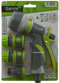 Garvia Pistole zavlažovací kruhová 8 funkcií spríslušenstvom, sada 4 ks