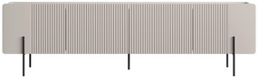 TV stolík Malmi 200 cm - kašmírová / čierna