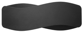 Nástenné svietidlo Tila, 1x čierne kovové tienidlo, (40 cm)