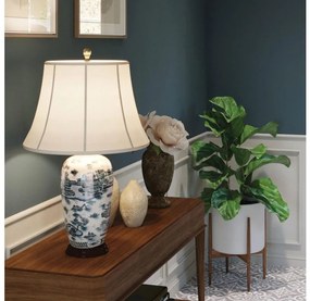 Elstead MODRÁ-TRAD-WP-TL - Stolná lampa MODRÁ TRADITIONAL 1xE27/60W/230V