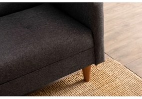 Dvojmiestná pohovka NARA tmavosivá