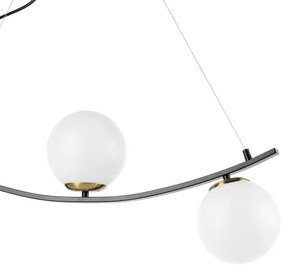 ONLI - Luster na lanku TRIO 3xE14/6W/230V čierna