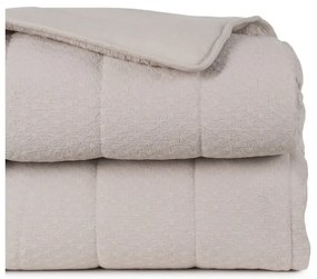 Béžový prešívaný pléd 180x260 cm – Ixia