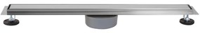 Rea Neox Pro, odtokový sprchový žľab 60 cm, brúsená oceľ, REA-G5807