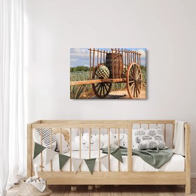 Obraz - Prívesný vozík (90x60 cm)