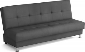 Rozkladacia trojmiestna pohovka Dream 195 cm sivá