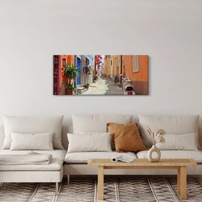 Obraz ulice na Sardínii (120x50 cm)