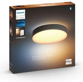 Philips - LED Stmievateľné stropné svietidlo Hue ENRAVE L LED/33,5W/230V čierna+ DO