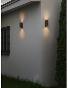 Nordlux - Vonkajšie nástenné svietidlo DION 2xGU10/25W/230V IP44 rezavá