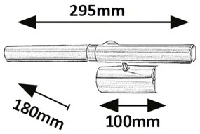 Rabalux 3643 - LED Obrazové svietidlo PICTURE LIGHT 2xG9/2W/230V