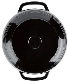 ERNESTO®  Liatinový hrniec, Ø 26,5 cm (čierna)  (100353013)