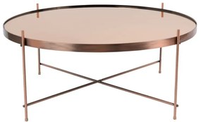 Konferenčný stolík v medenej farbe Zuiver Cupid XXL
