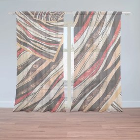 Sablio Záclony Pruhovaný motív: 2ks 150x250cm