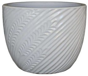 Kvetinač IP19-017 21x21x18 krémová