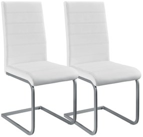 InternetovaZahrada Sada 2 konzolových stoličiek Vegas - biela