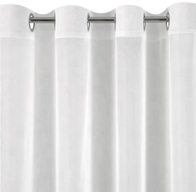 Biela záclona na krúžkoch LUCY 400x150 cm