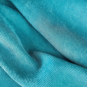 ZATEMŇOVACÍ ZÁVES NA KRÚŽKOCH JULIE 140X250 CM TYRKYSOVÁ