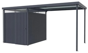 Záhradný domček so svetlíkmi Avenberg MAGNUS + prístavba 2.5 x 4.9 m - Premium