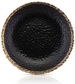 Keramický hlboký tanier Kati, (fi) 26 cm, čierny