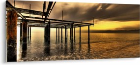 Obraz - Architektúra pri pobreží (120x50 cm)